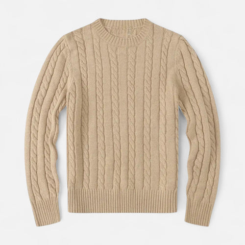 Maison Dresson | Men’s Cotton Blend Sweater – Timeless Round Neck Style 0