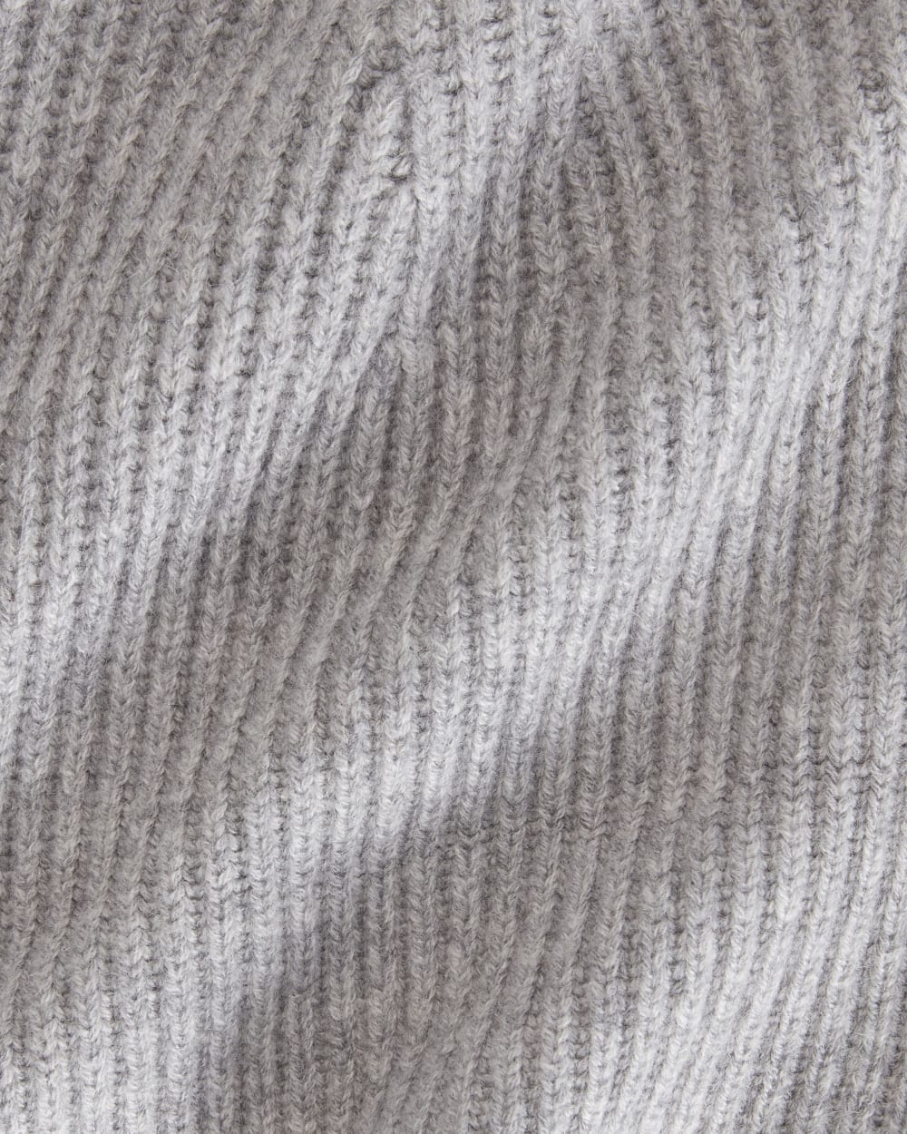 The Cashmere Fine Rib Beanie |  Heathered Grey 1