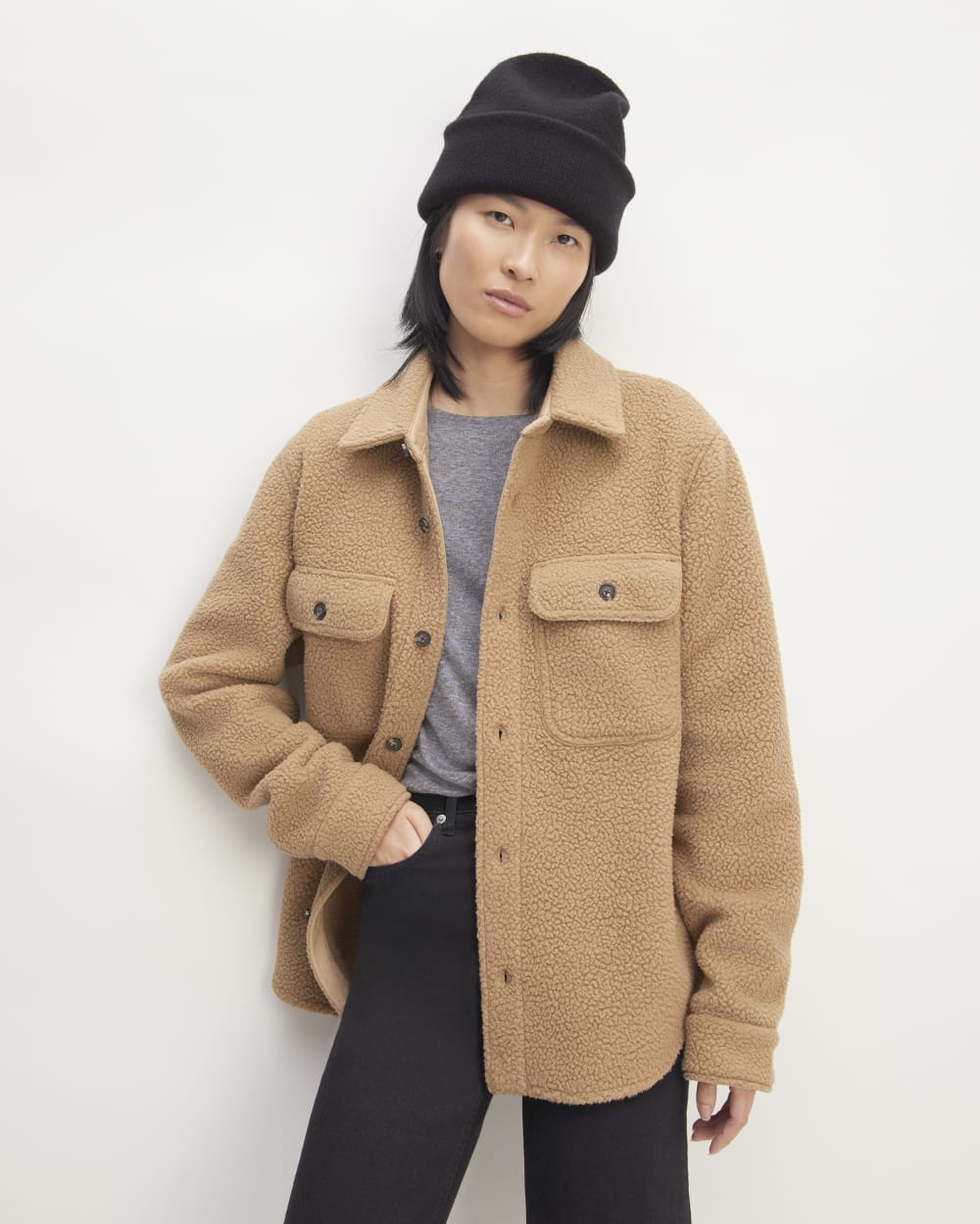 The Good Merino Wool Beanie  |  Black 2