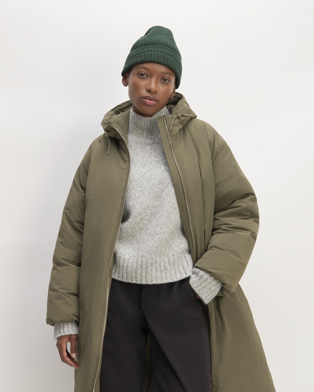 The Organic Cotton Chunky Beanie | Scarab 1