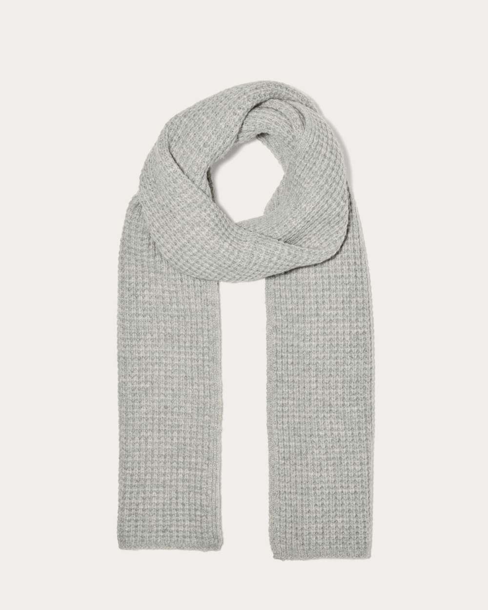 The Waffle Scarf | Heather Grey 0