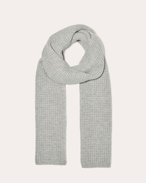The Waffle Scarf | Heather Grey 0